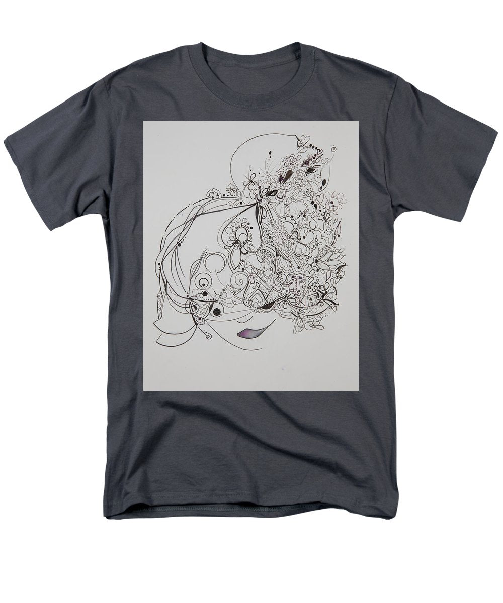 Away They Go - Zentangle Collection - Men's T-Shirt  (Regular Fit)