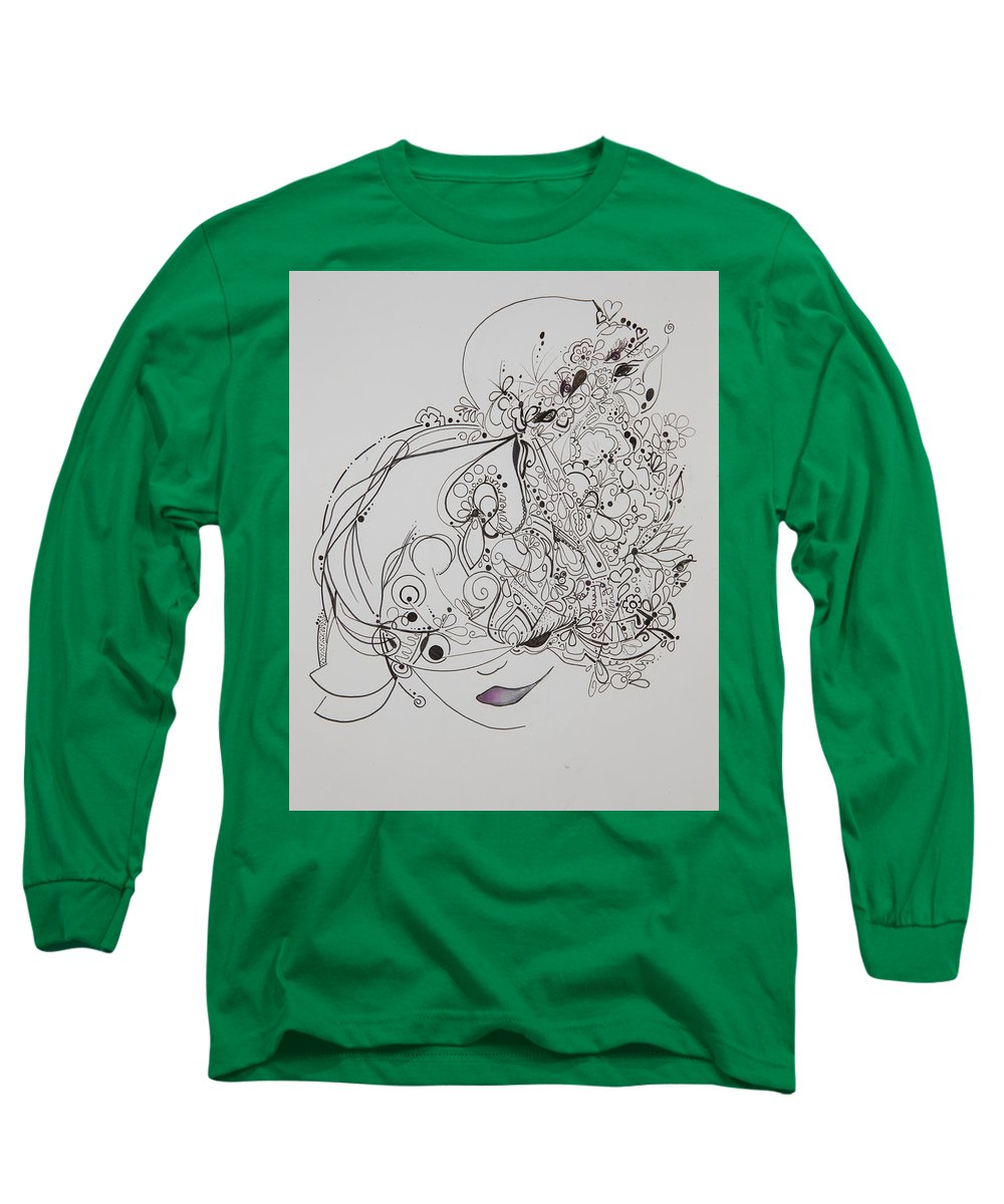 Away They Go - Zentangle Collection - Long Sleeve T-Shirt