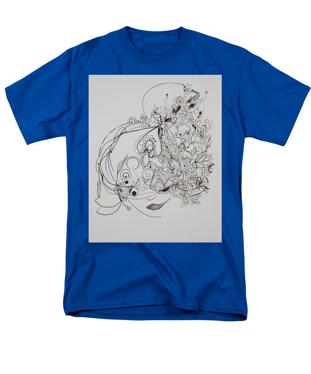 Away They Go - Zentangle Collection - Men's T-Shirt  (Regular Fit)