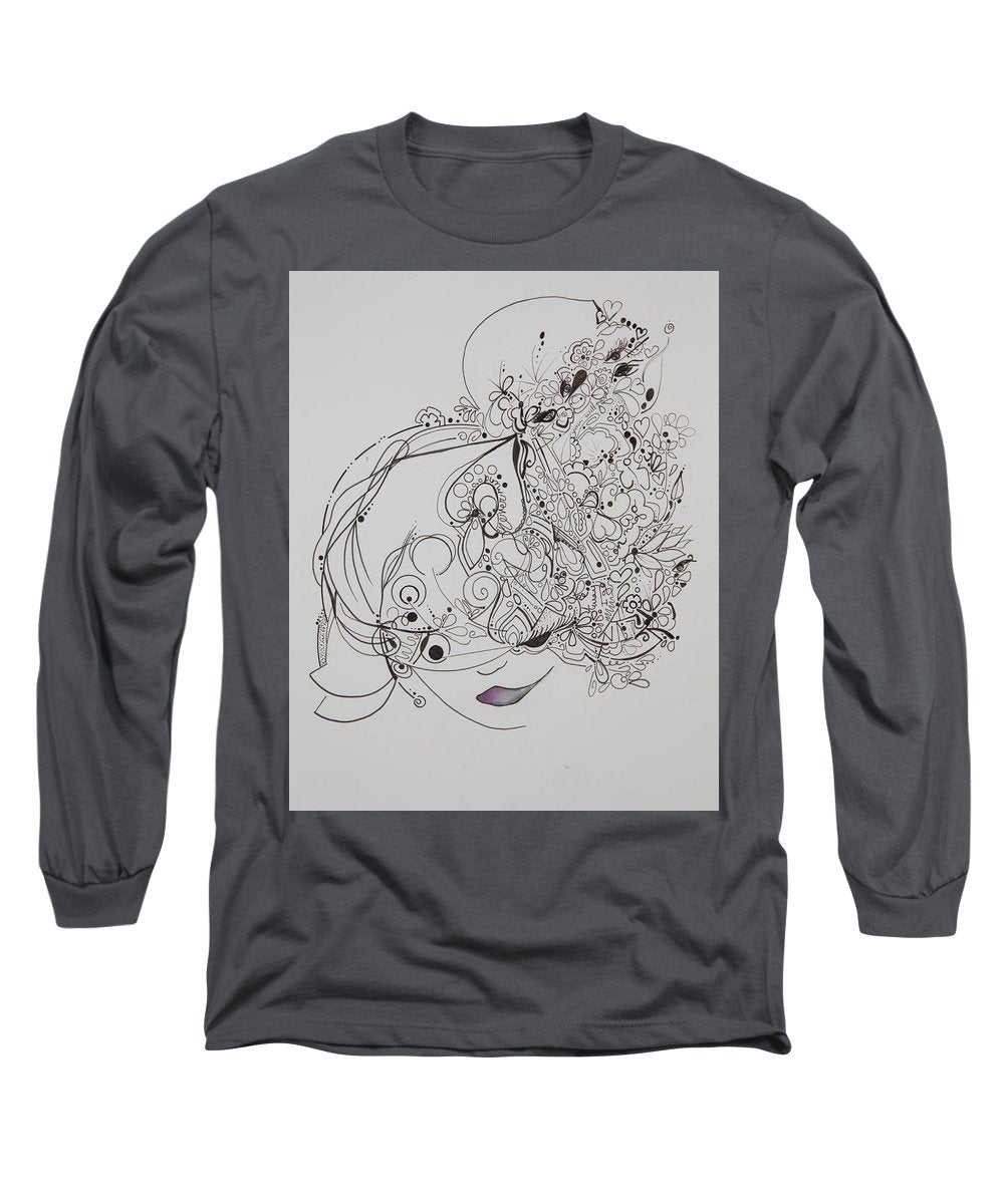 Away They Go - Zentangle Collection - Long Sleeve T-Shirt