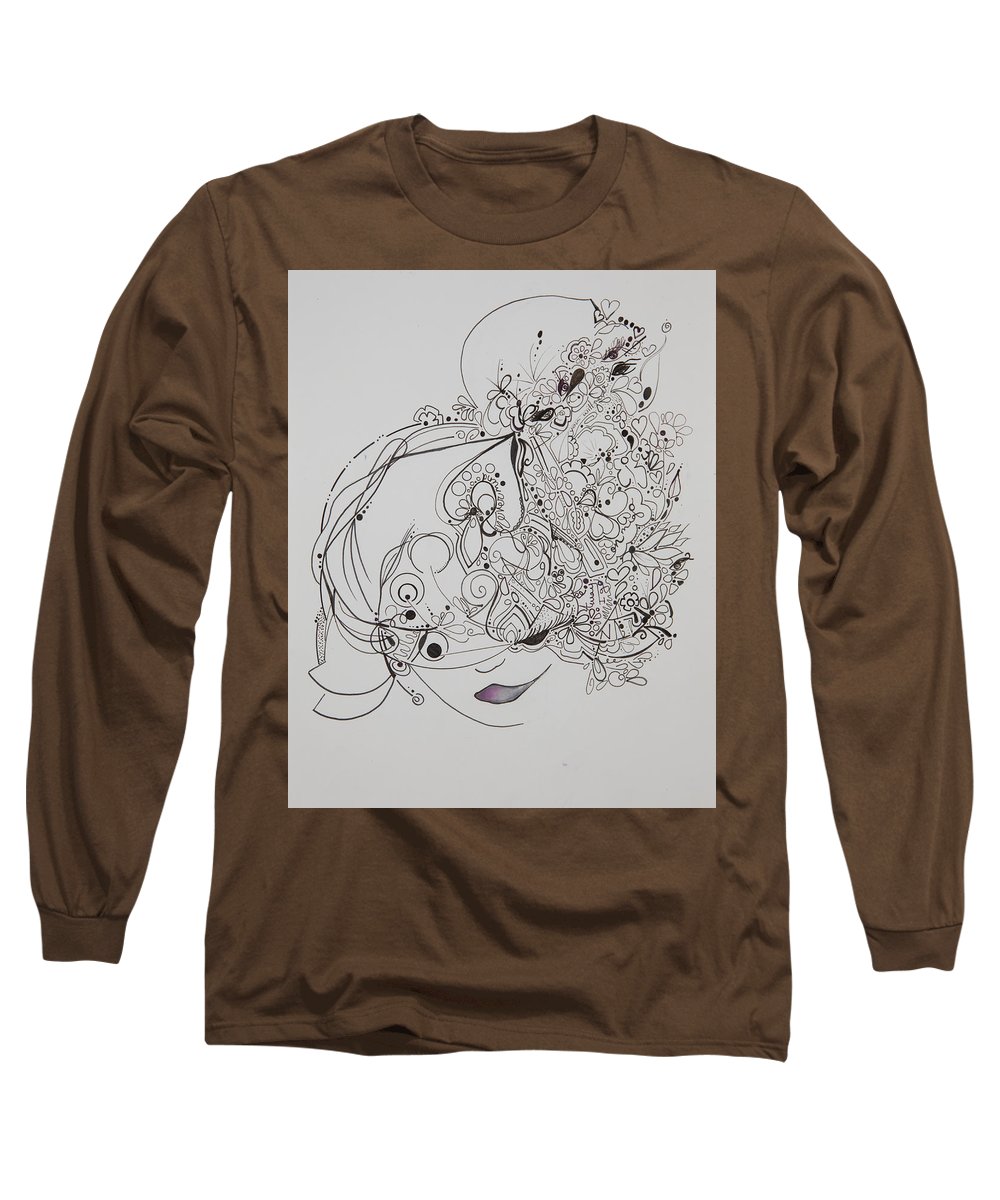 Away They Go - Zentangle Collection - Long Sleeve T-Shirt