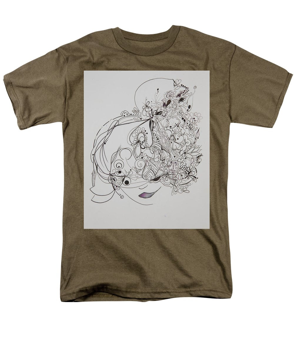 Away They Go - Zentangle Collection - Men's T-Shirt  (Regular Fit)