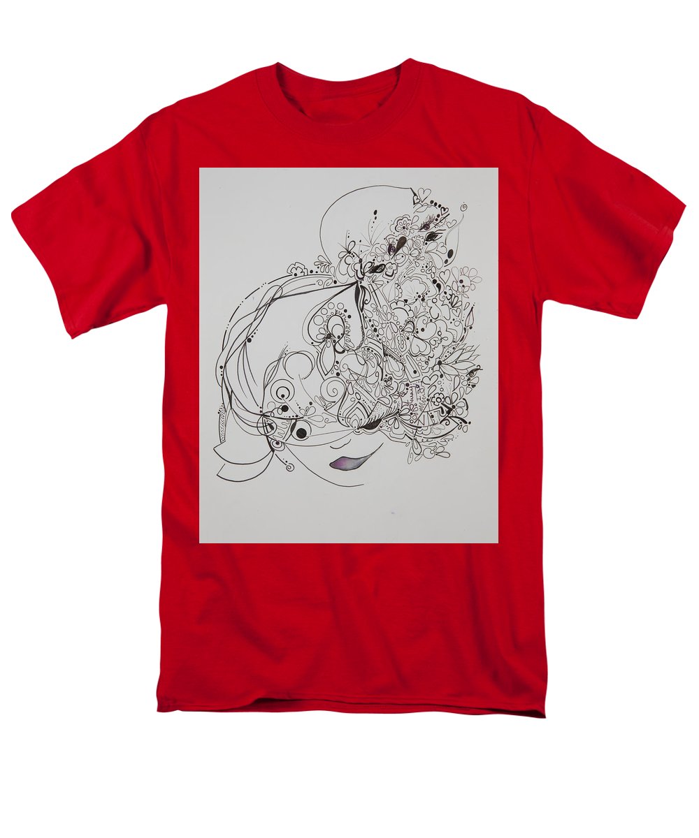 Away They Go - Zentangle Collection - Men's T-Shirt  (Regular Fit)