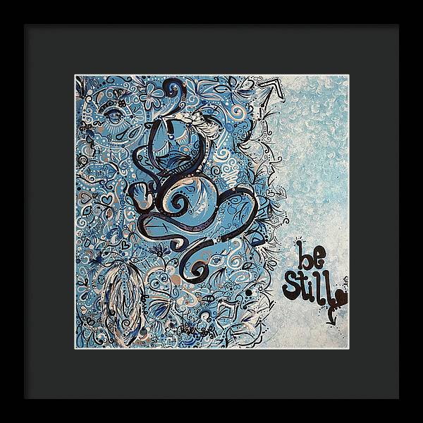 Be Still - Abstract Collection - Framed Print