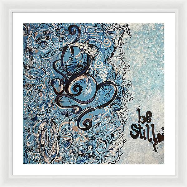 Be Still - Abstract Collection - Framed Print