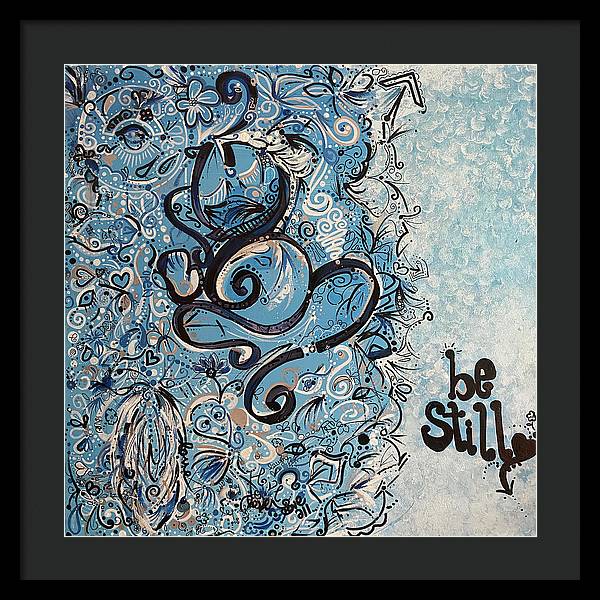 Be Still - Abstract Collection - Framed Print