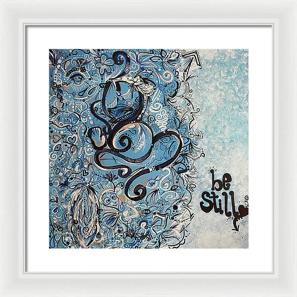 Be Still - Abstract Collection - Framed Print