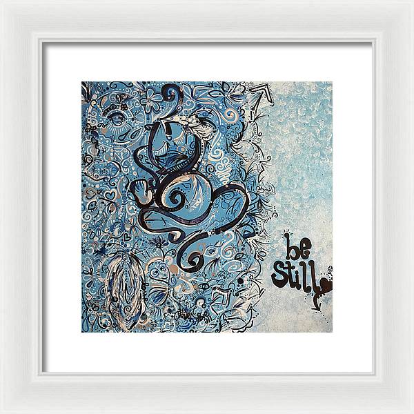 Be Still - Abstract Collection - Framed Print