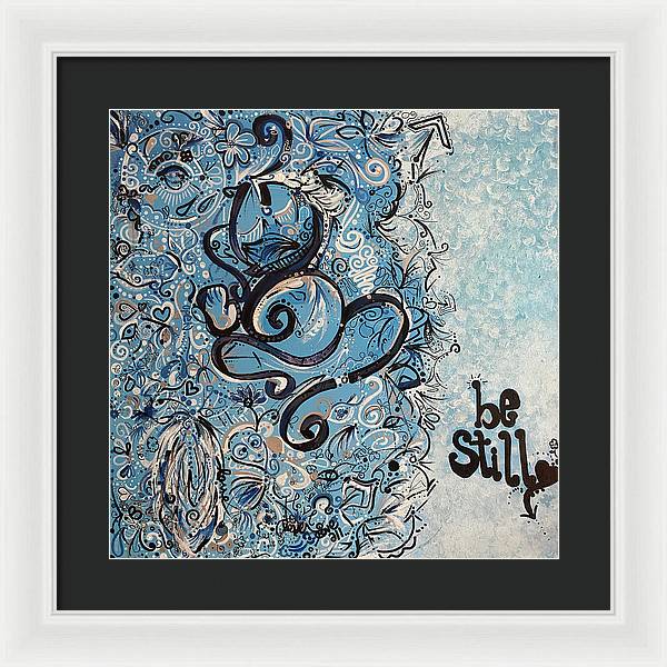 Be Still - Abstract Collection - Framed Print