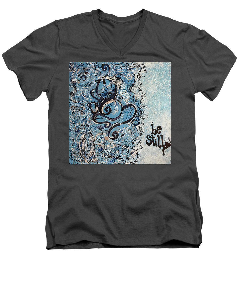 Be Still - Abstract Collection - Men's V-Neck T-Shirt