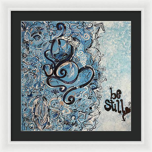 Be Still - Abstract Collection - Framed Print