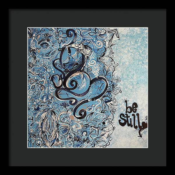 Be Still - Abstract Collection - Framed Print