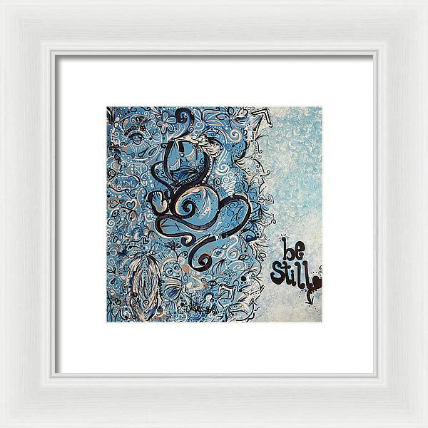 Be Still - Abstract Collection - Framed Print