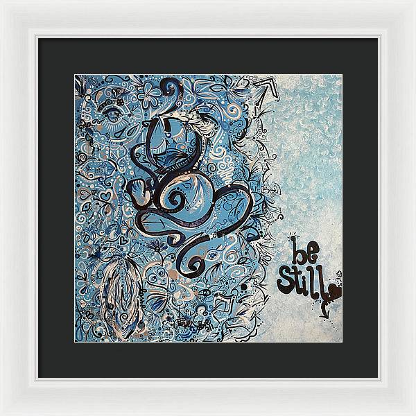 Be Still - Abstract Collection - Framed Print