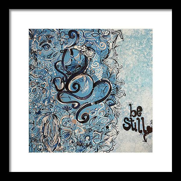 Be Still - Abstract Collection - Framed Print