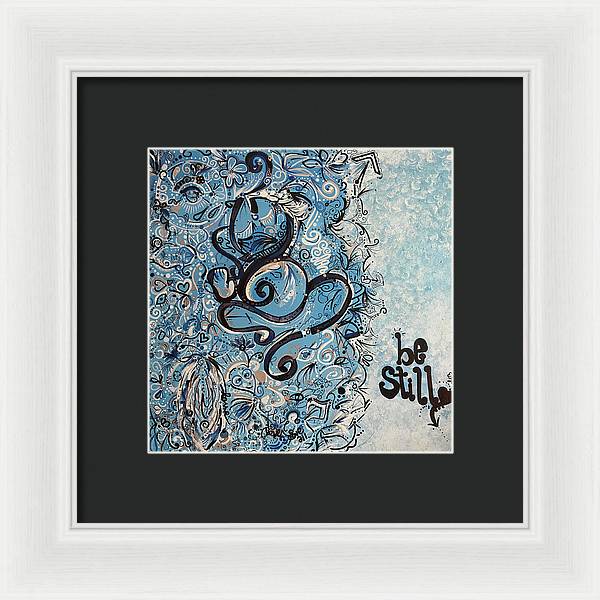 Be Still - Abstract Collection - Framed Print