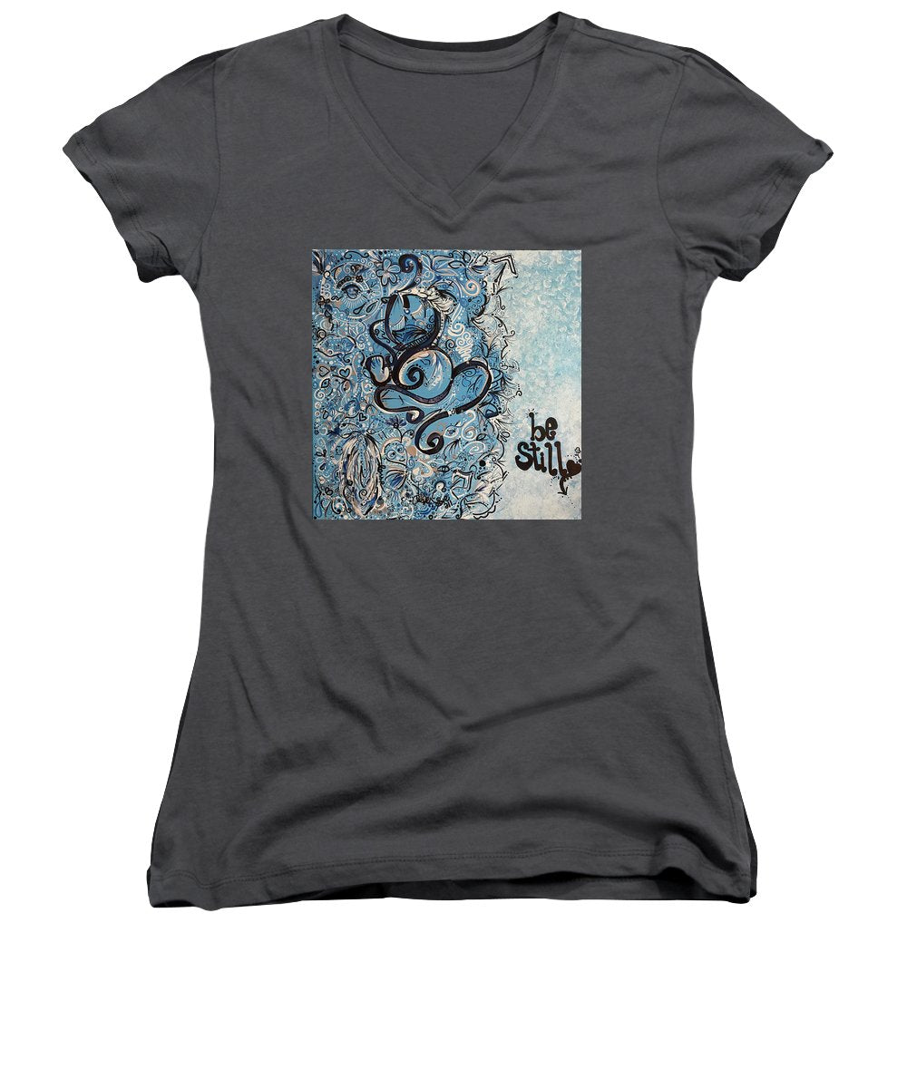 Be Still - Abstract Collection - Women's V-Neck