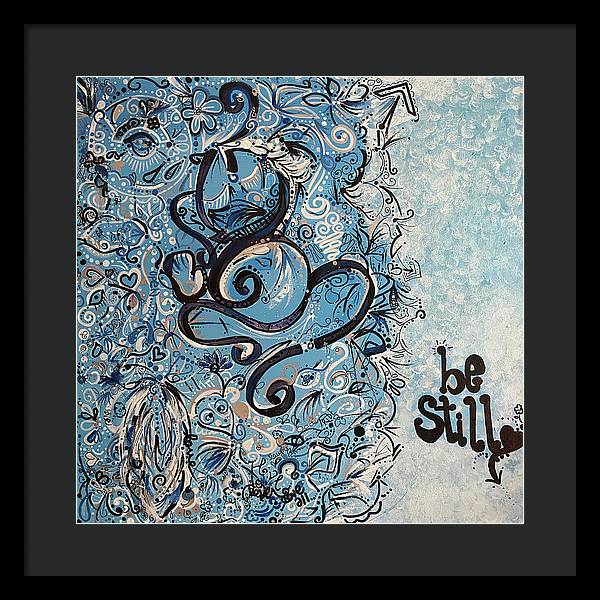 Be Still - Abstract Collection - Framed Print