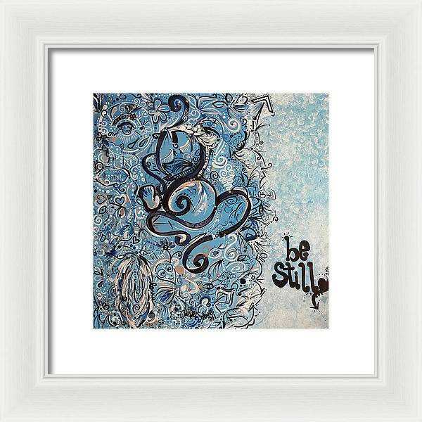 Be Still - Abstract Collection - Framed Print