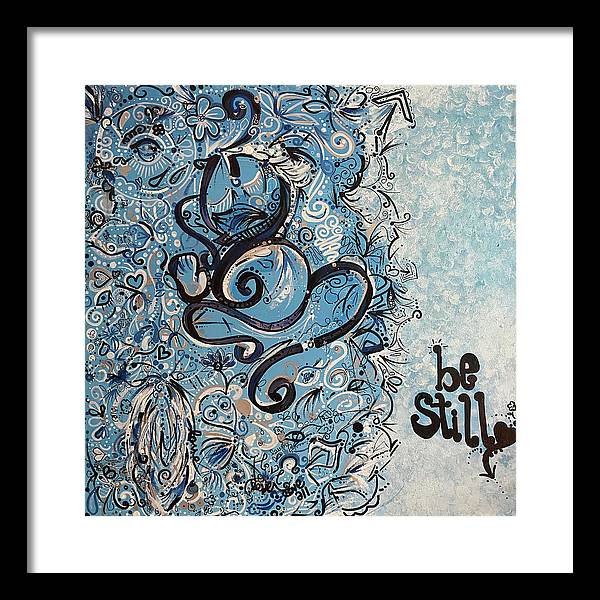 Be Still - Abstract Collection - Framed Print