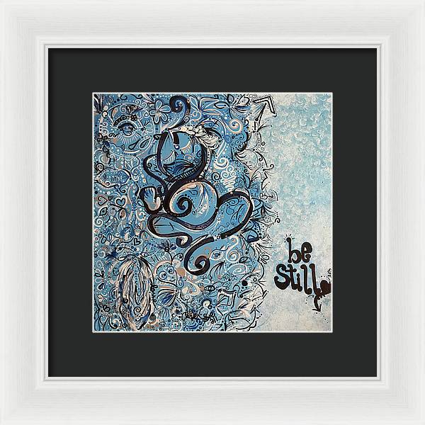 Be Still - Abstract Collection - Framed Print