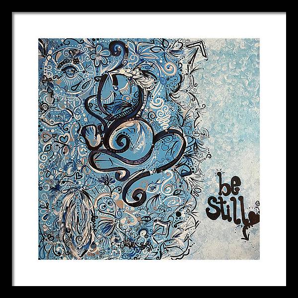 Be Still - Abstract Collection - Framed Print