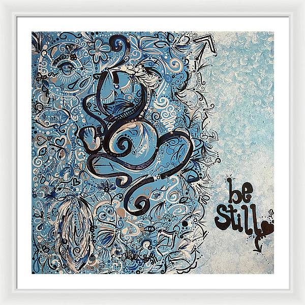 Be Still - Abstract Collection - Framed Print