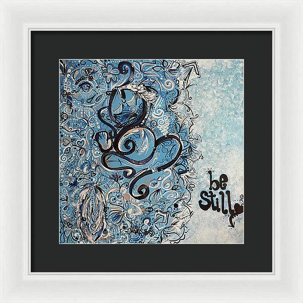 Be Still - Abstract Collection - Framed Print