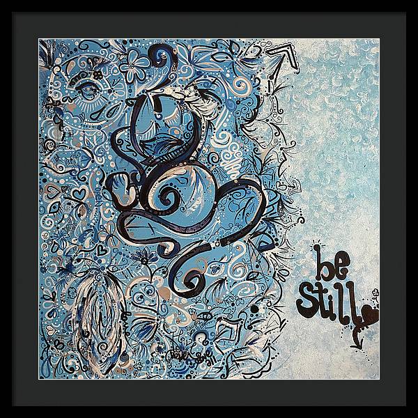 Be Still - Abstract Collection - Framed Print