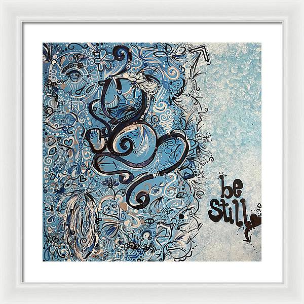 Be Still - Abstract Collection - Framed Print