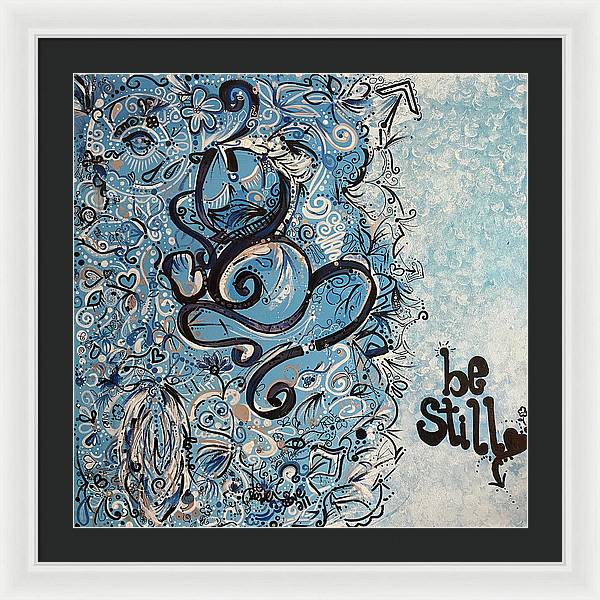 Be Still - Abstract Collection - Framed Print