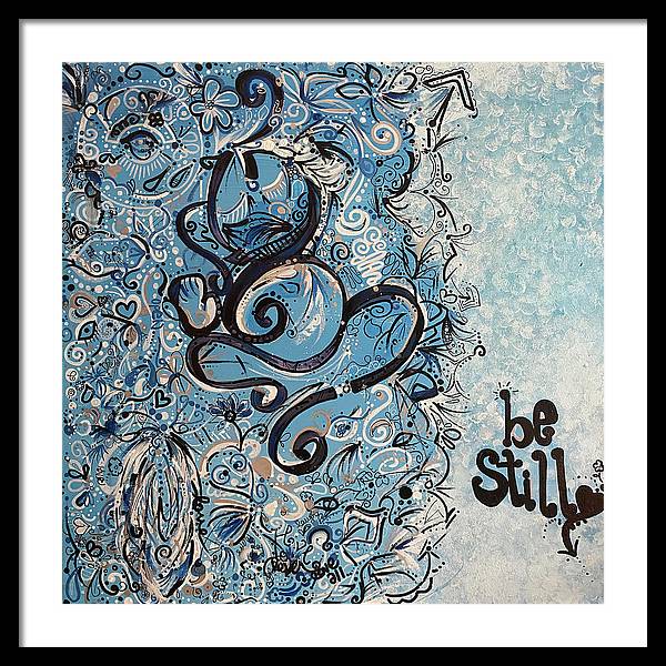 Be Still - Abstract Collection - Framed Print