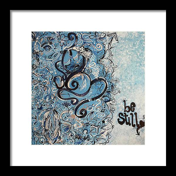 Be Still - Abstract Collection - Framed Print