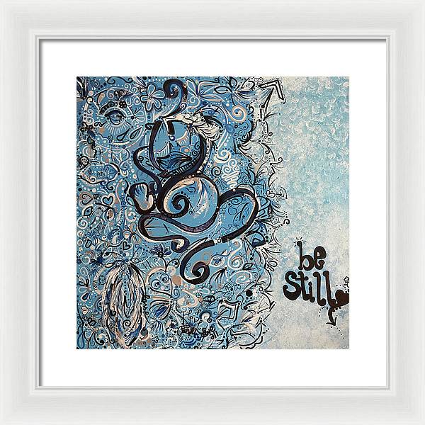 Be Still - Abstract Collection - Framed Print