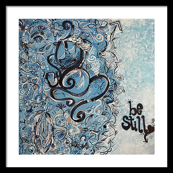 Be Still - Abstract Collection - Framed Print