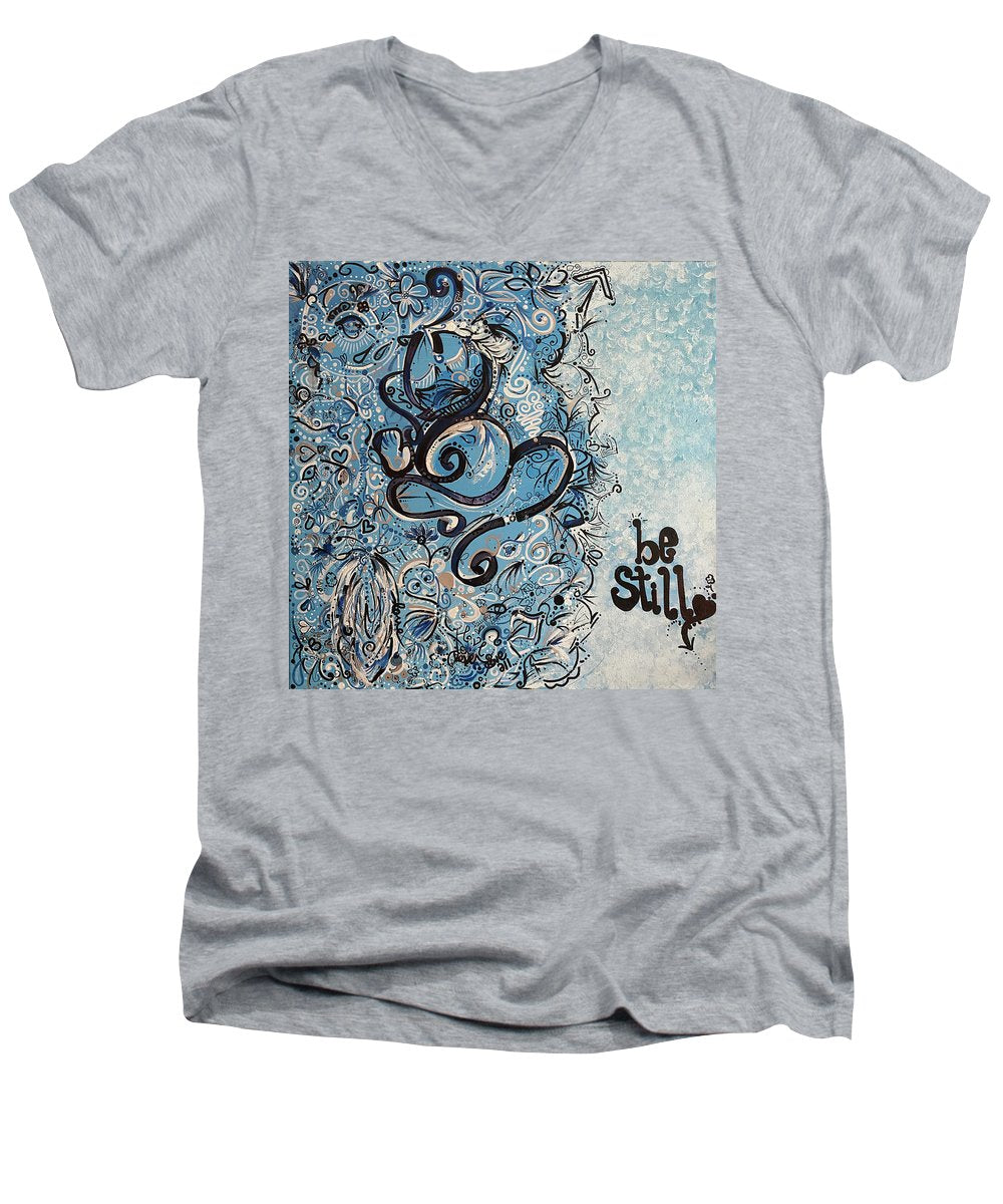 Be Still - Abstract Collection - Men's V-Neck T-Shirt