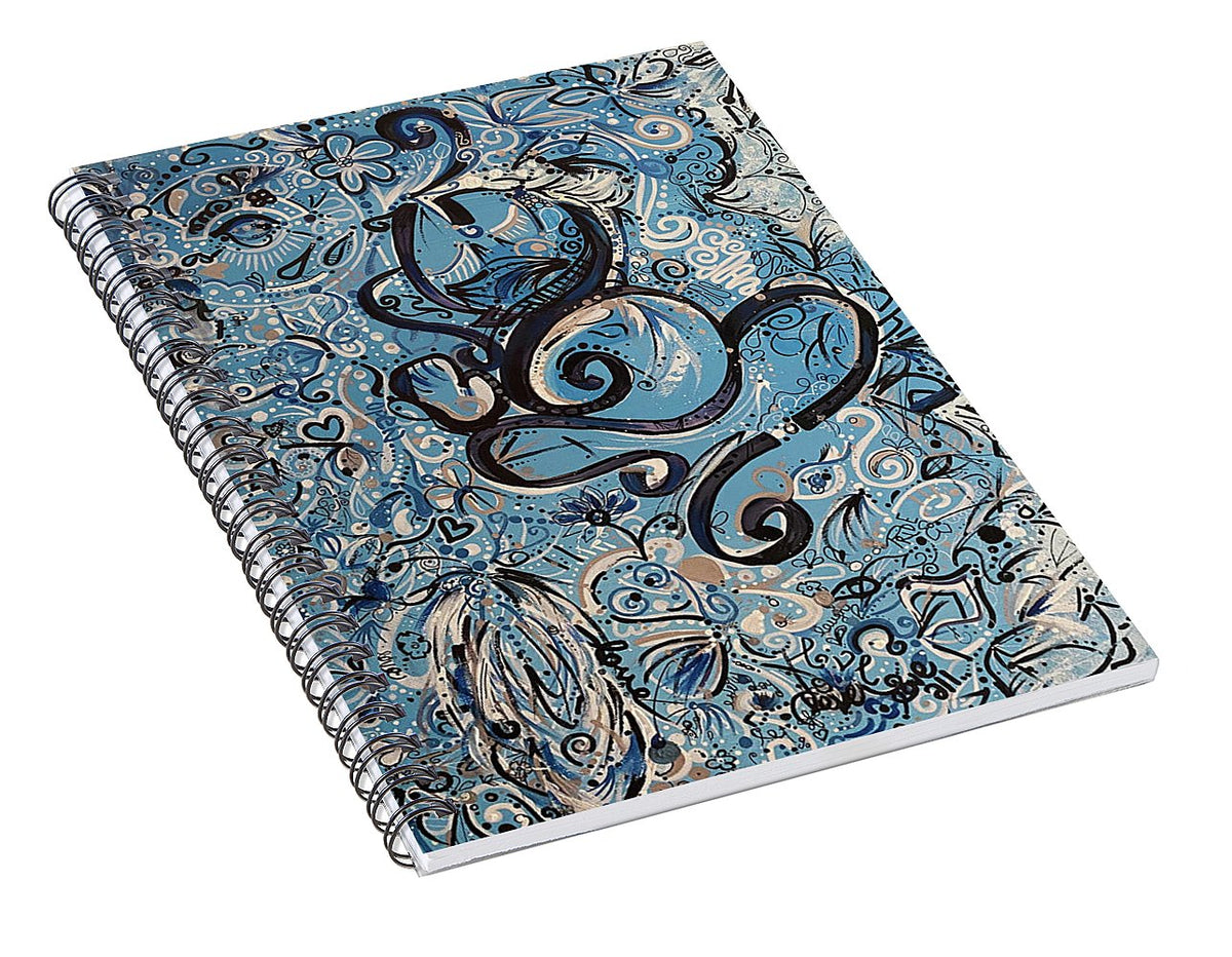 Be Still - Abstract Collection - Spiral Notebook