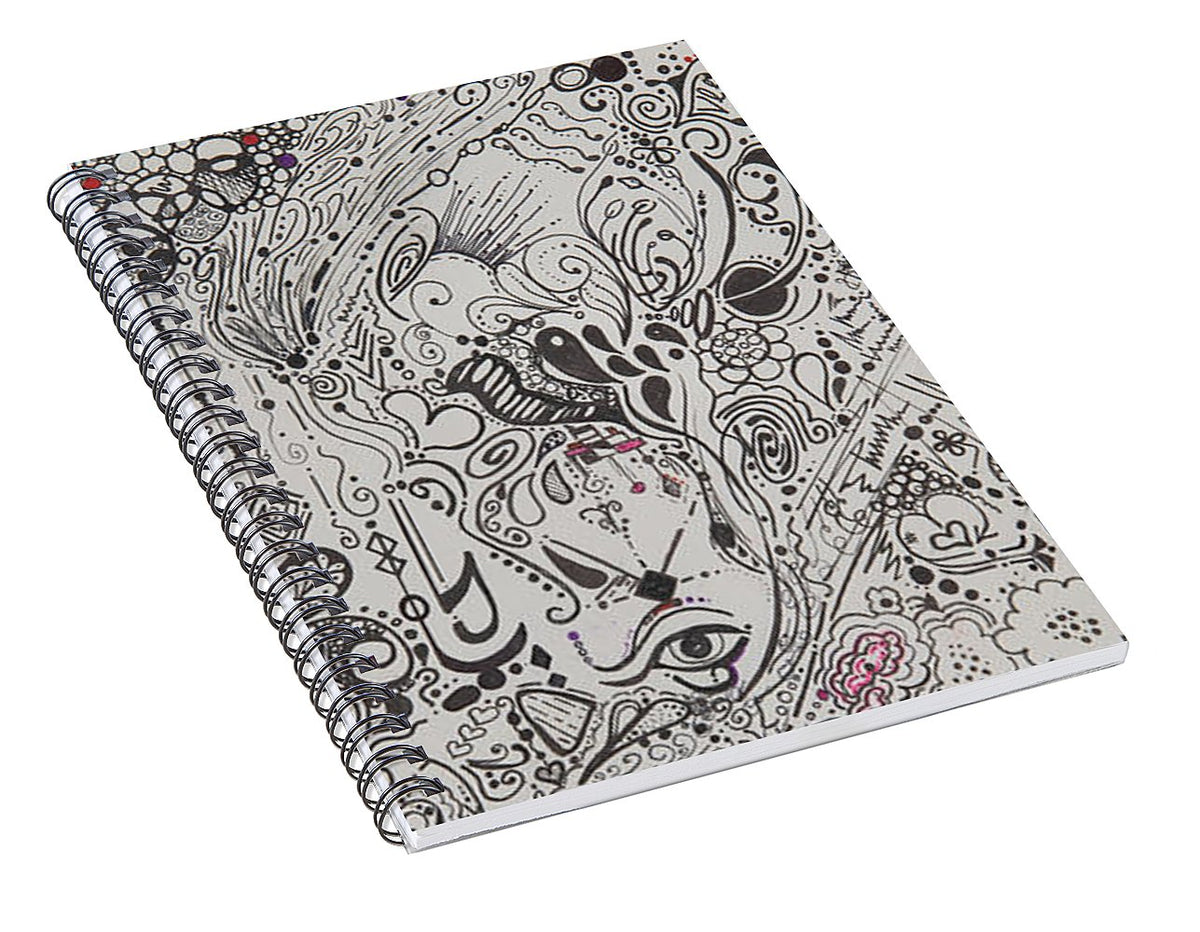 Beautiful chaos - Zentangle Collection - Spiral Notebook