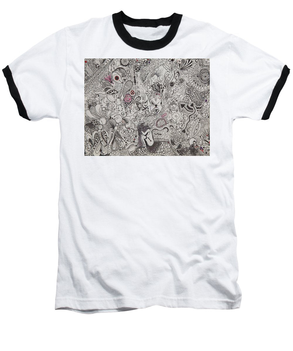 Beautiful chaos - Zentangle Collection - Baseball T-Shirt