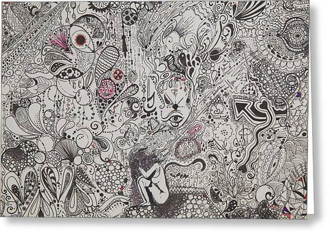 Beautiful chaos - Zentangle Collection - Greeting Card