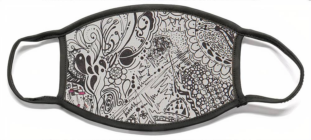 Beautiful chaos - Zentangle Collection - Face Mask