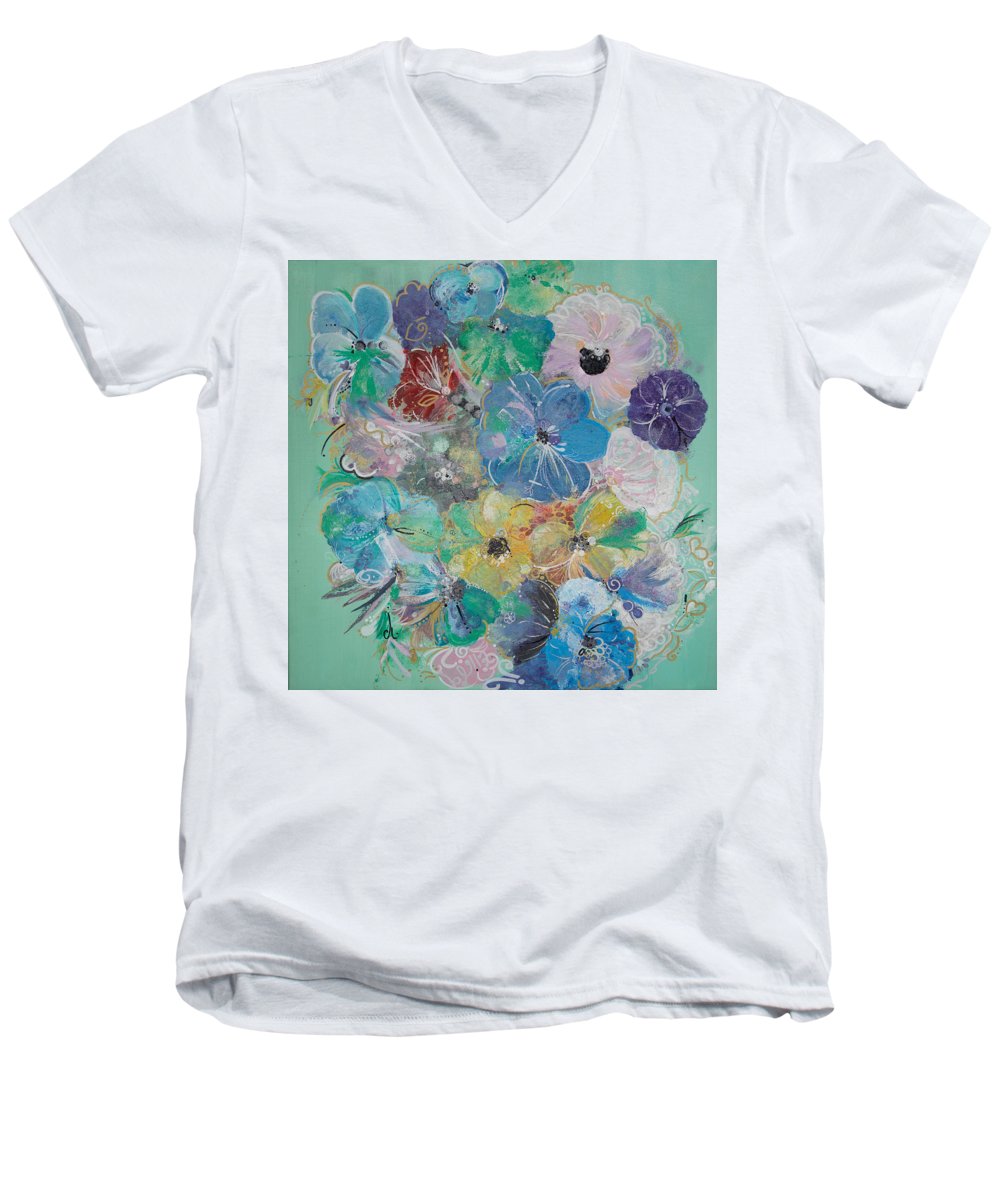 Bella Bloom - Blooming Collection - Men's V-Neck T-Shirt