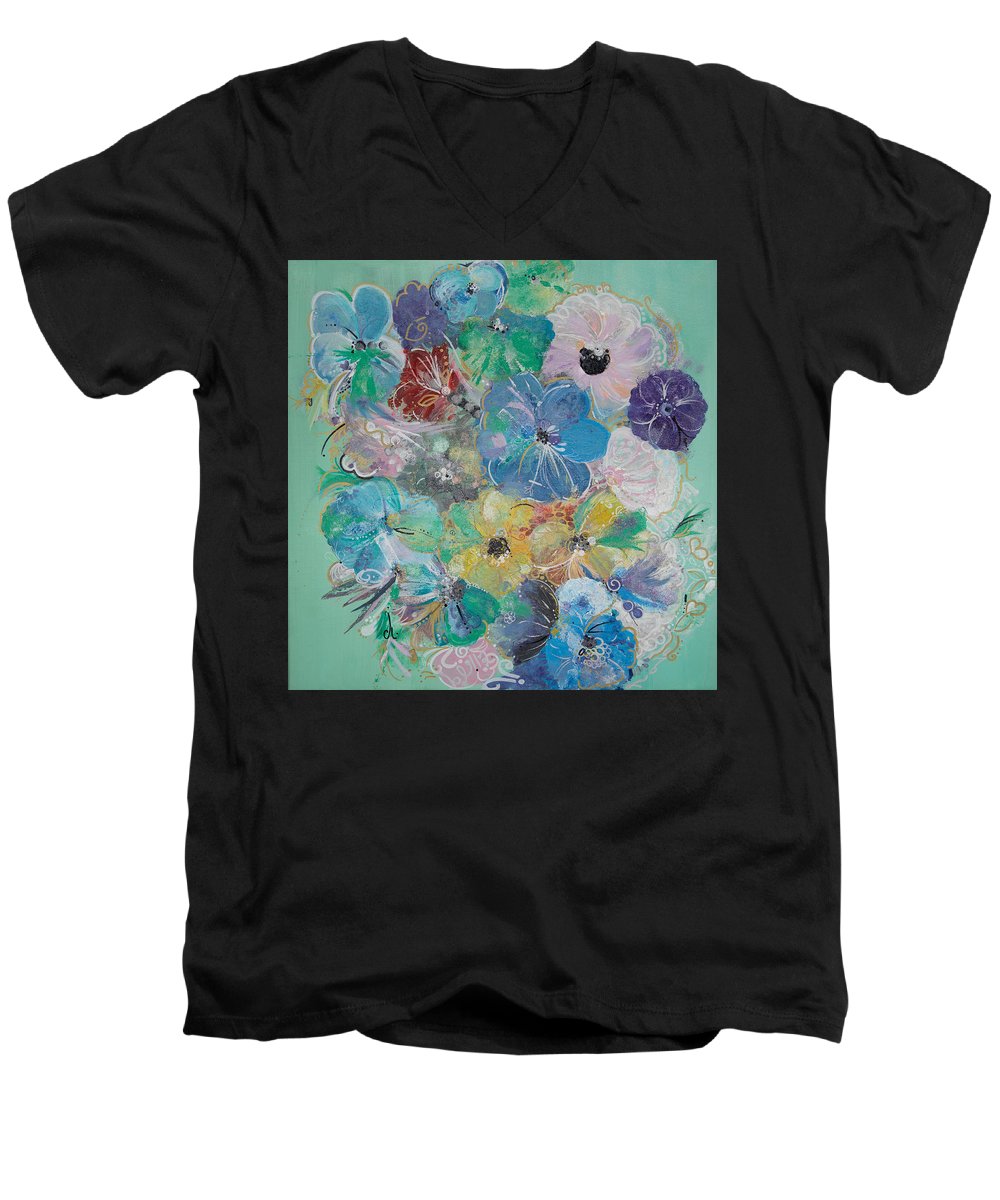 Bella Bloom - Blooming Collection - Men's V-Neck T-Shirt