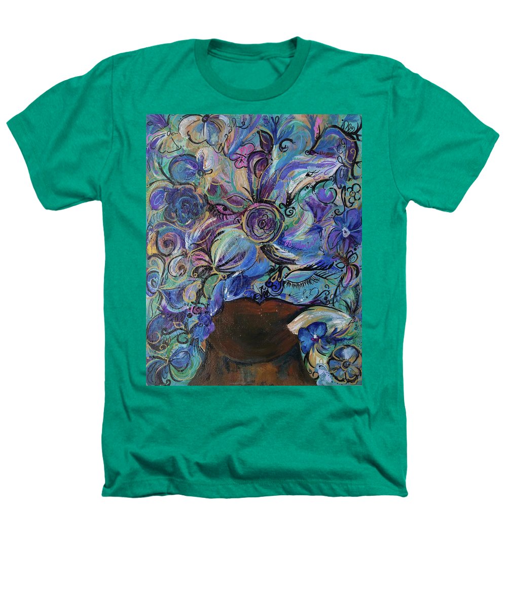 Blues - Flower Head Collection - Heathers T-Shirt