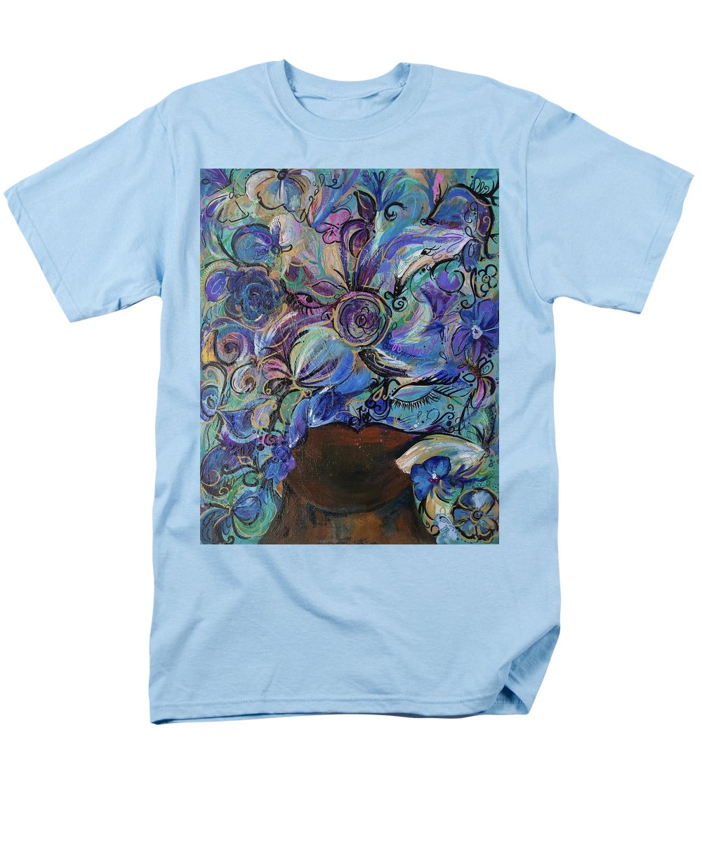 Blues - Flower Head Collection - Men's T-Shirt  (Regular Fit)