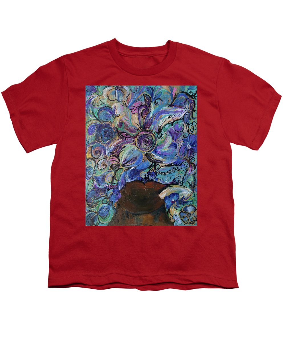 Blues - Flower Head Collection - Youth T-Shirt