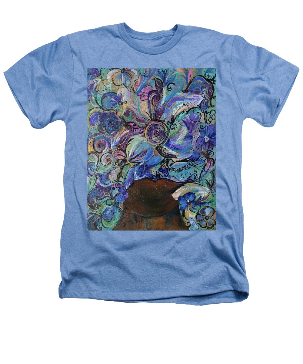 Blues - Flower Head Collection - Heathers T-Shirt