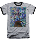 Blues - Flower Head Collection - Baseball T-Shirt