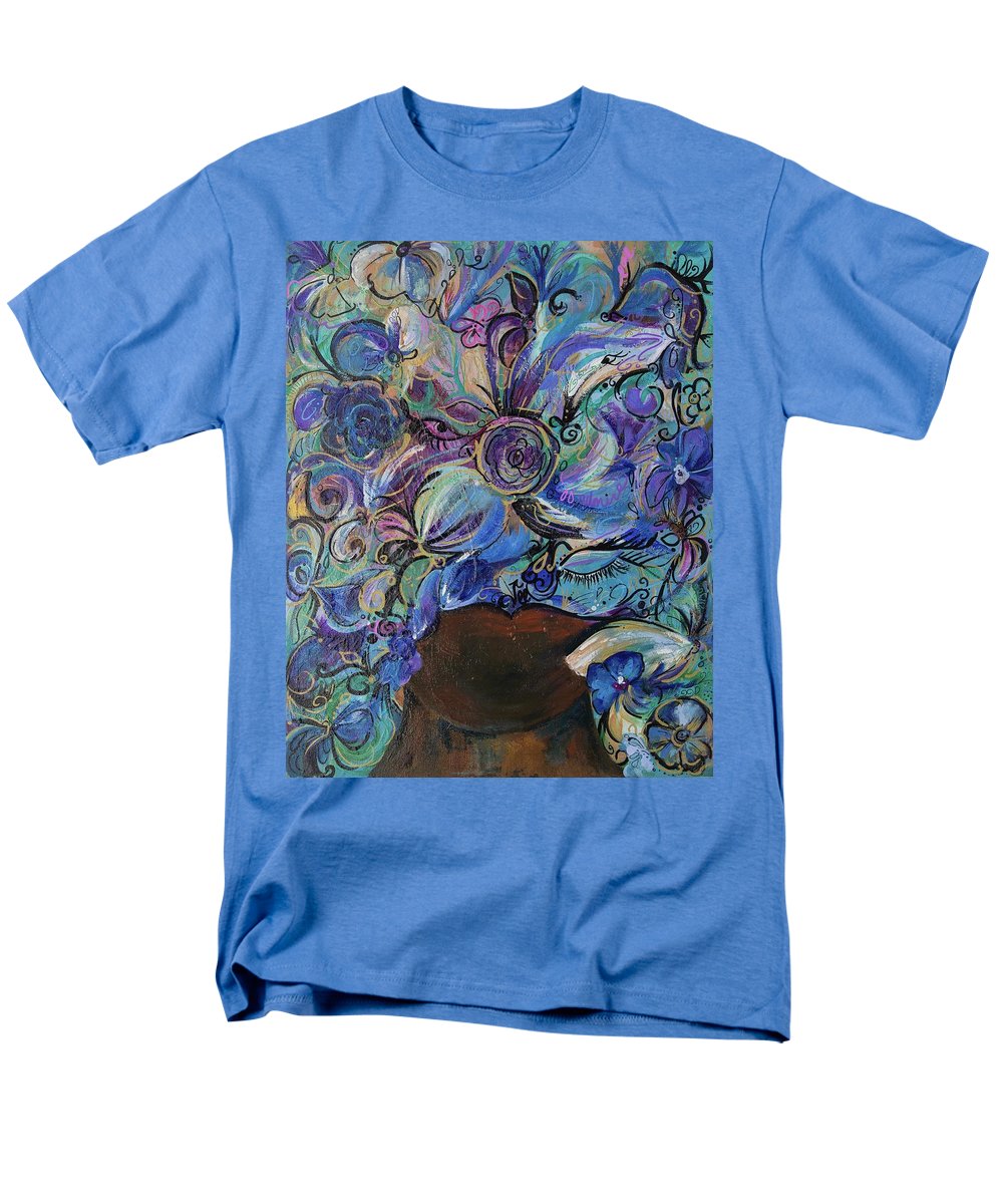 Blues - Flower Head Collection - Men's T-Shirt  (Regular Fit)