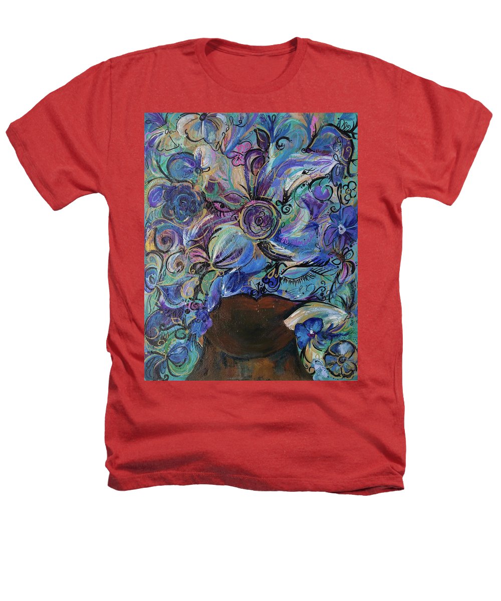 Blues - Flower Head Collection - Heathers T-Shirt